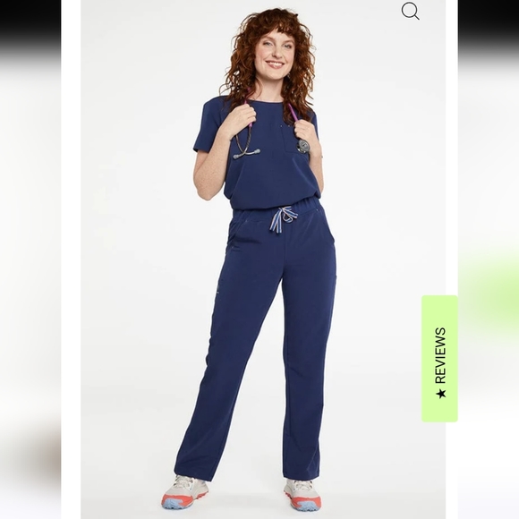 dolan Pants - NWT Dolan Madeleine High Waisted 8-Pocket CORE Scrub Pant In Navy Various Sizes
